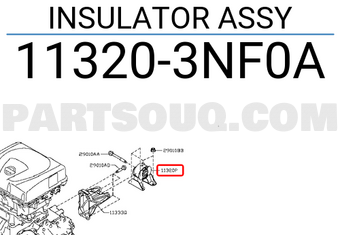 Nissan 113203NF0A INSULATOR ASSY