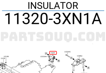 Nissan 113203XN1A INSULATOR