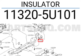 Nissan 113205U101 INSULATOR