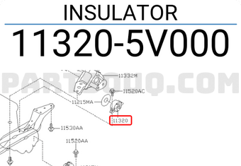 Nissan 113205V000 INSULATOR