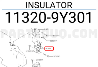 Nissan 113209Y301 INSULATOR