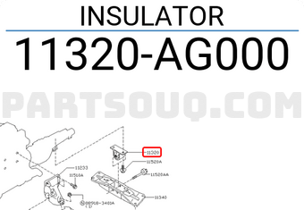 Nissan 11320AG000 INSULATOR