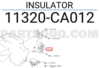 Nissan 11320CA012 INSULATOR
