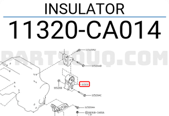 Nissan 11320CA014 INSULATOR