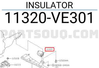Nissan 11320VE301 INSULATOR