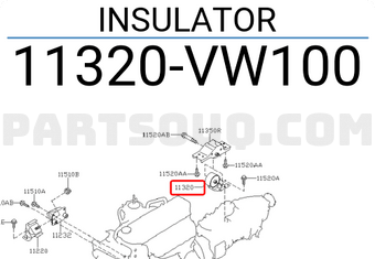 Nissan 11320VW100 INSULATOR