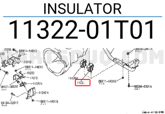 Nissan 1132201T01 INSULATOR