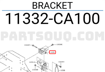 Nissan 11332CA100 BRACKET