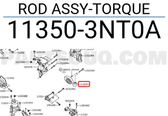 Nissan 113503NT0A ROD ASSY-TORQUE