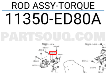Nissan 11350ED80A ROD ASSY-TORQUE
