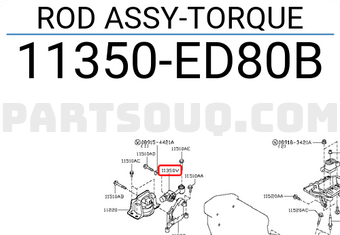 Nissan 11350ED80B ROD ASSY-TORQUE