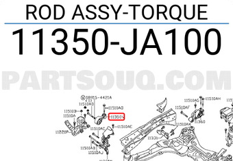 Nissan 11350JA100 ROD ASSY-TORQUE