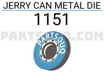 Nissan 1151 JERRY CAN METAL DIE