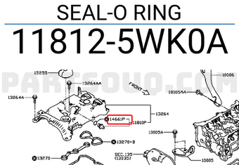 Nissan 118125WK0A SEAL-O RING