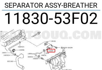 Nissan 1183053F02 SEPARATOR ASSY-BREATHER