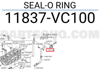 Nissan 11837VC100 SEAL-O RING