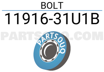 Nissan 1191631U1B BOLT