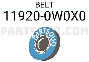 Nissan 119200W0X0 BELT