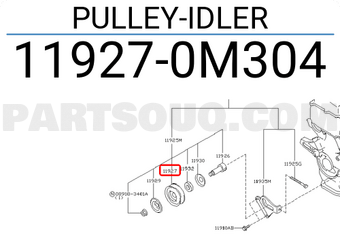 Nissan 119270M304 PULLEY-IDLER