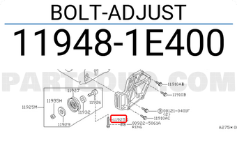 Nissan 119481E400 BOLT-ADJUST