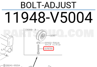 Nissan 11948V5004 BOLT-ADJUST