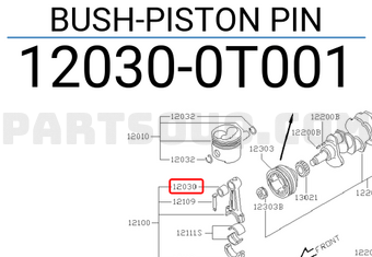 Nissan 120300T001 BUSH-PISTON PIN