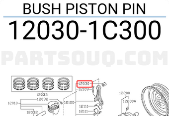 Nissan 120301C300 BUSH PISTON PIN