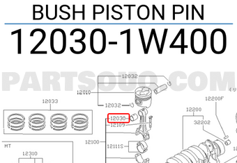 Nissan 120301W400 BUSH PISTON PIN