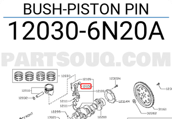 Nissan 120306N20A BUSH-PISTON PIN