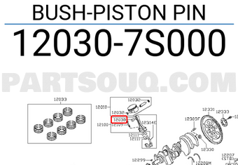 Nissan 120307S000 BUSH-PISTON PIN
