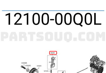 Nissan 1210000Q0L 