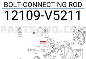 Nissan 12109V5211 BOLT-CONNECTING ROD