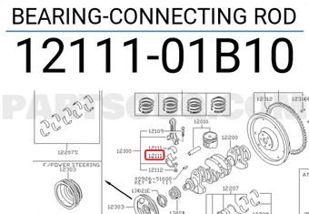 Nissan 1211101B10 BEARING-CONNECTING ROD