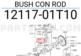 Nissan 1211701T10 BUSH CON ROD
