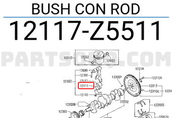Nissan 12117Z5511 BUSH CON ROD