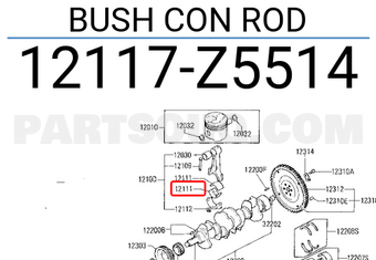 Nissan 12117Z5514 BUSH CON ROD