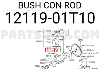 Nissan 1211901T10 BUSH CON ROD