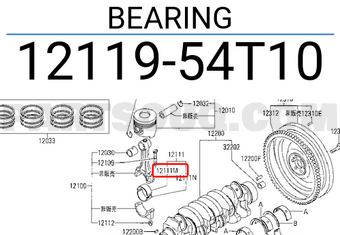 Nissan 1211954T10 BEARING