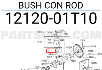 Nissan 1212001T10 BUSH CON ROD