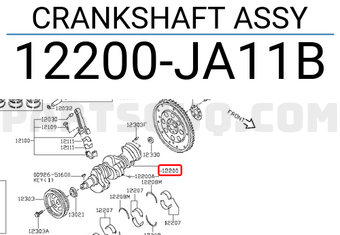 Nissan 12200JA11B CRANKSHAFT ASSY