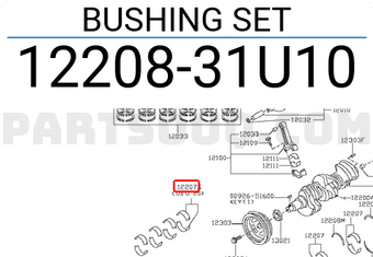 Nissan 1220831U10 BUSHING SET
