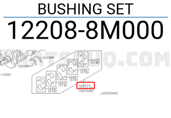 Nissan 122088M000 BUSHING SET