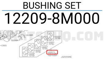 Nissan 122098M000 BUSHING SET