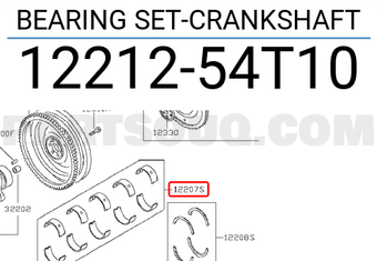 Nissan 1221254T10 BEARING SET-CRANKSHAFT