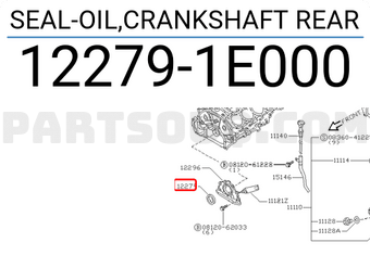 Nissan 122791E000 SEAL-OIL,CRANKSHAFT REAR