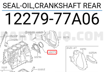 Nissan 1227977A06 SEAL-OIL,CRANKSHAFT REAR