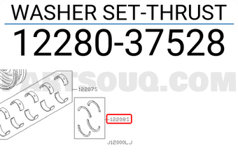 Nissan 1228037528 WASHER SET-THRUST