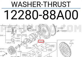 Nissan 1228088A00 WASHER-THRUST