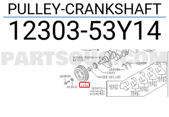 Nissan 1230353Y14 PULLEY-CRANKSHAFT
