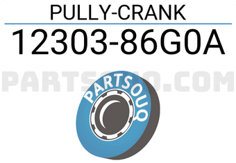 Nissan 1230386G0A PULLY-CRANK